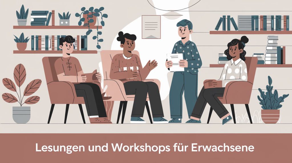 Lesungen und Workshops für Erwachsene