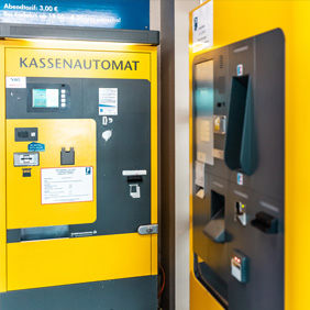 Kassenautomat Parkhaus niedertor